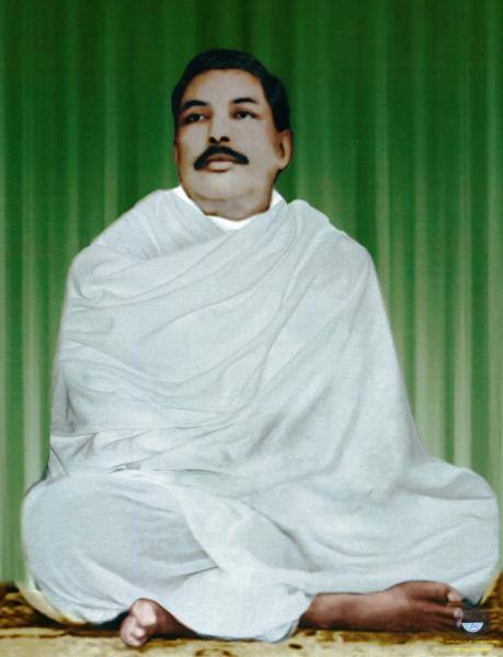 Devotional portrait of Sree Sree Thakur Anukulchandra
