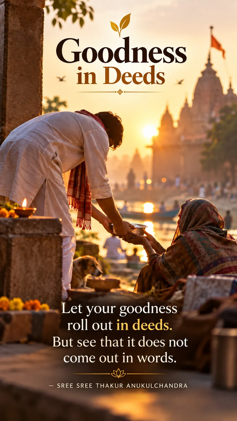 Satsang devotional reference for The Neighbour’s Medicine: Work as Service