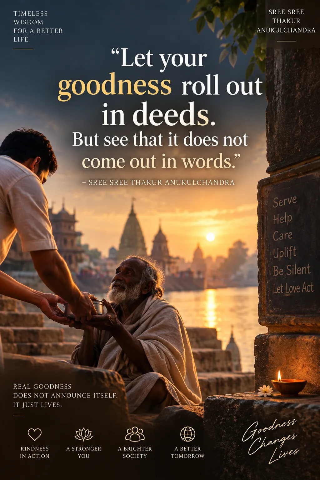 Sree Sree Thakur Anukulchandra devotional reference for Measure Growth Against Your Previous Self